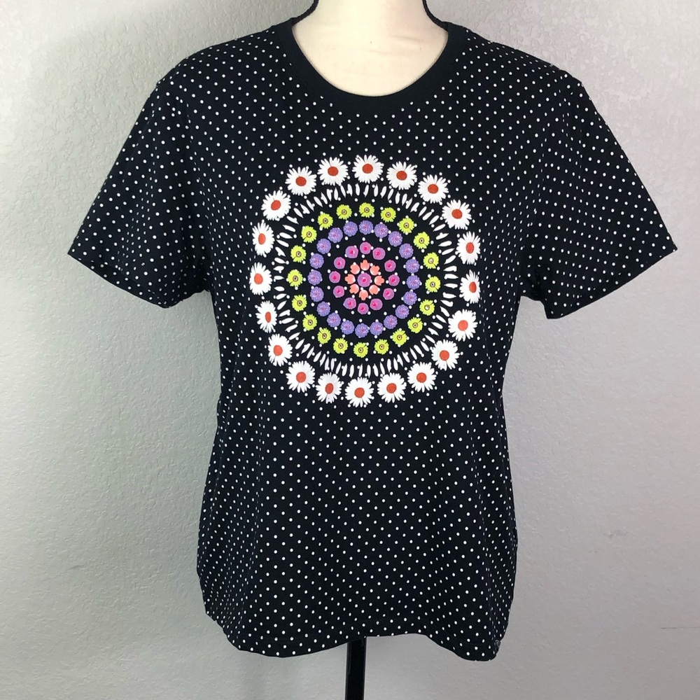Desigual Polka Dot Floral Tee